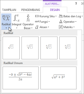 Struktur matematika akar