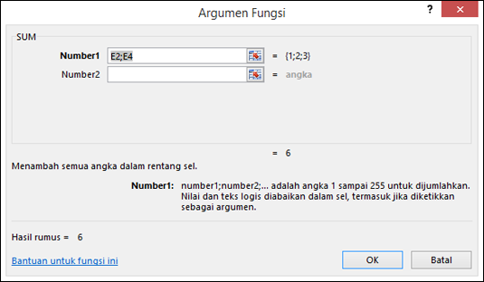 Panduan Fungsi Excel