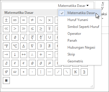 Simbol Matematika Dasar