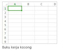 Buku kerja kosong baru