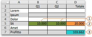 Esempio di valutazione del Risolutore