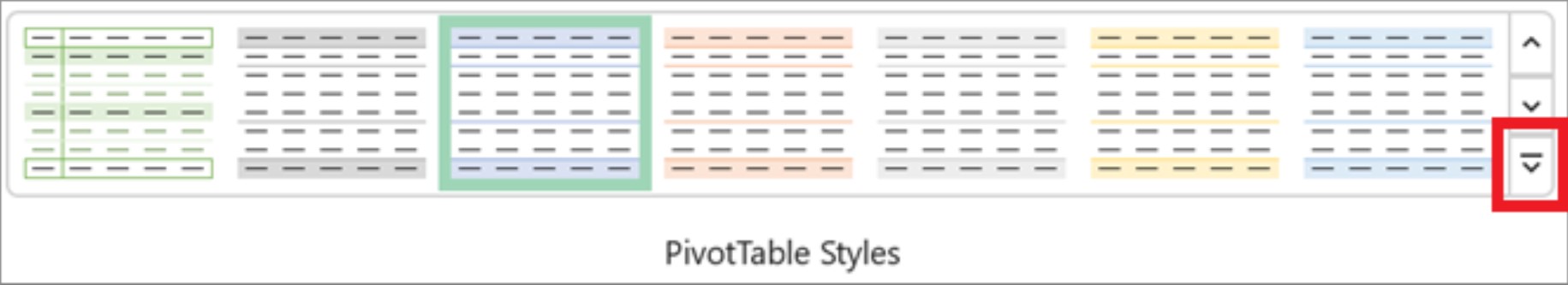 Excel lentes attēls