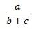 Image showing a simple built up fraction