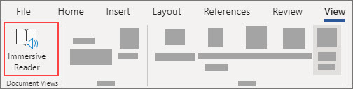 Select Immersive Reader