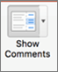 Select Show Comments.