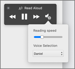 Change reading speed