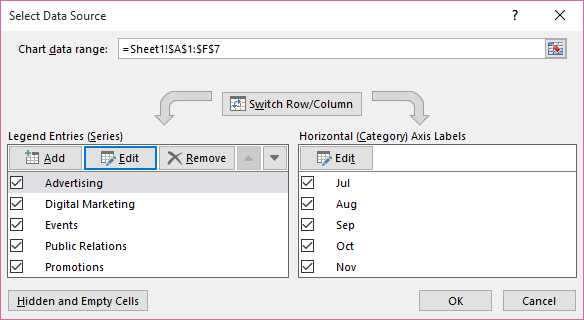 Select Data Source dialog box