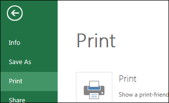 Print selected cells