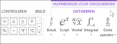 Hulpmiddelen voor vergelijkingen