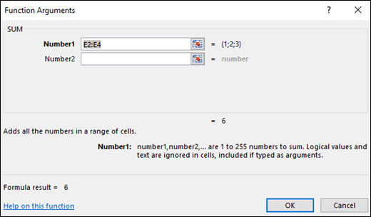 ตัวช่วยสร้างฟังก์ชัน Excel