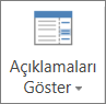 Açıklamaları göster