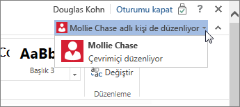 Word Online’da yazarlar