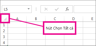 Nút Chọn tất cả