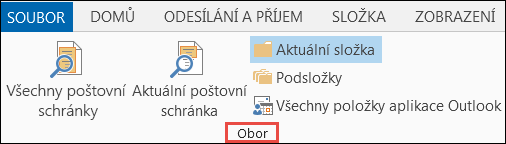 Vyberte rozsah a upřesněte tak výsledky hledání