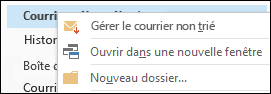 Gérer le courrier pêle-mêle