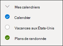 Une capture d’écran de la case à cocher près d’un calendrier