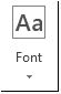 Tombol Font di Publisher 2013