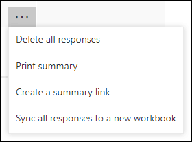 Print response option in Microsoft Forms