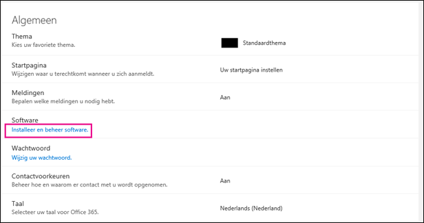 Kies Software installeren en beheren