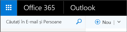 Iată cum arată panglica web Outlook.