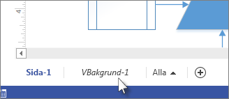 Fliken Bakgrund i Visio