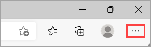 Ilustracja przedstawiająca menu Ustawienia i inne w przeglądarce Microsoft Edge.