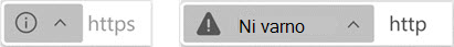 Indikator za spletna mesta, ki niso varna