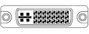 Τυπική γραμμή σύνδεσης Dual-Link DVI-D