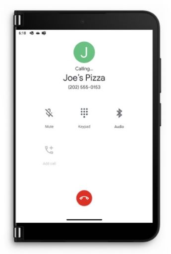 Surface Duo 2 phone screen.