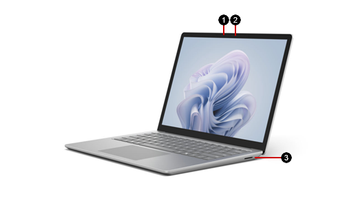 Ноутбук Surface 6 для бизнеса с определенными аппаратными функциями.