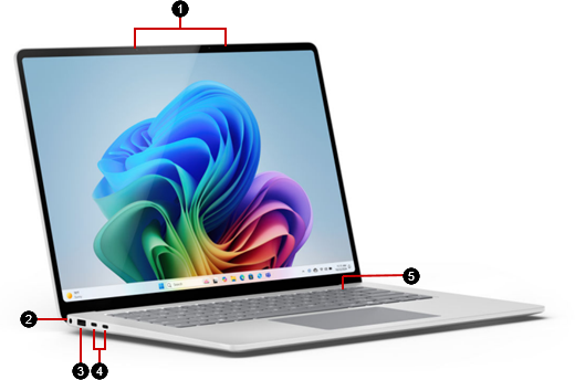 Surface Laptop 7. izdaja z opredeljenimi funkcijami strojne opreme.