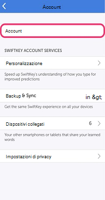 Swiftkey-Account-Selected