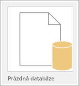 Ikona prázdné databáze