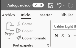 El botón de alternancia de Autoguardado en Office