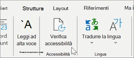 Controllare l'Accessibilità in Word1