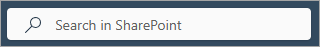 Screenshot showing the SharePoint Search box on every page.