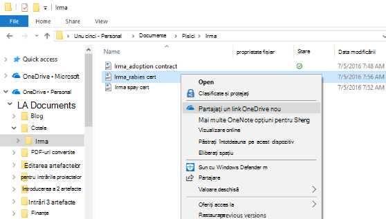 Cum să partajați un fișier prin Microsoft OneDrive pe Windows 10