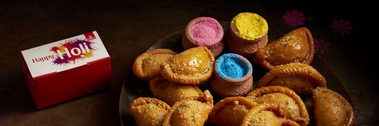 traditional holi sweets to celebrate indian colourful celebration