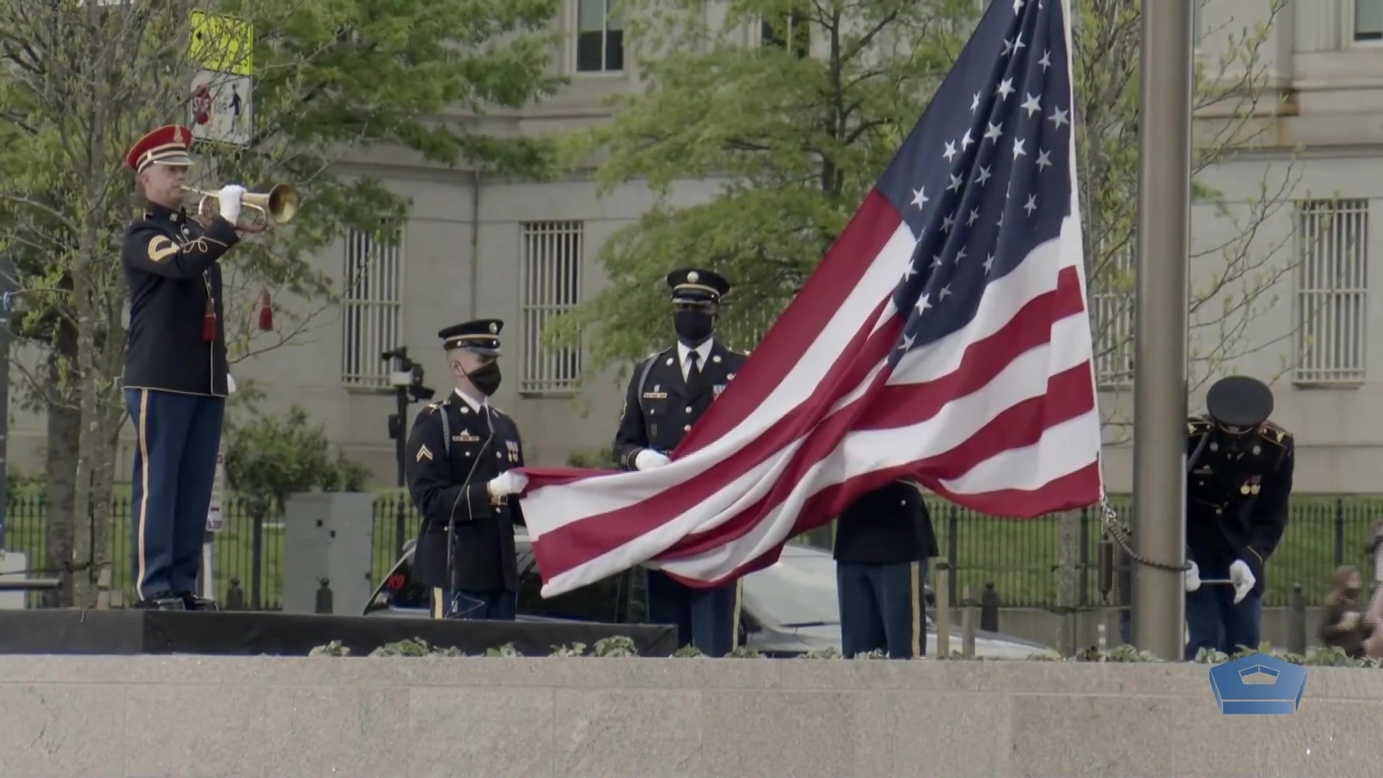 The World War I Centennial Commission will celebrate the inaugural raising of the U.S. flag over the newly constructed WWI memorial site in Washington,  April 16, 2021. The First Colors Ceremony is a live broadcast event that will take place in what was formerly known as Pershing Park, now home to the new memorial. There will be several guest appearances from notable participants from locations across the country, complemented by an entertainment program.
