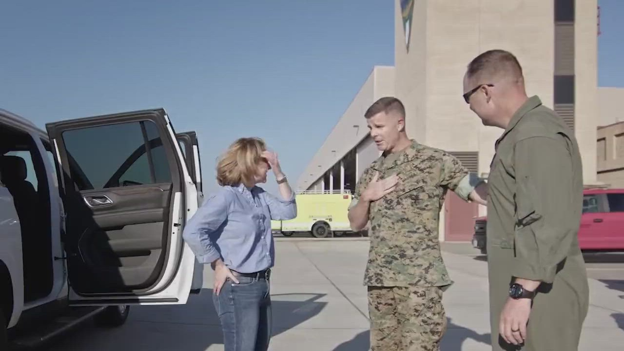 Deputy Secretary of Defense Kathleen H. Hicks visited installations to address how the impacts of climate change reveal the scale & scope of the challenge we face.  DOD is focused on tackling the climate threat & improving mission resilience.