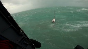 Coast Guard rescues man and dog during Hurricane Helene