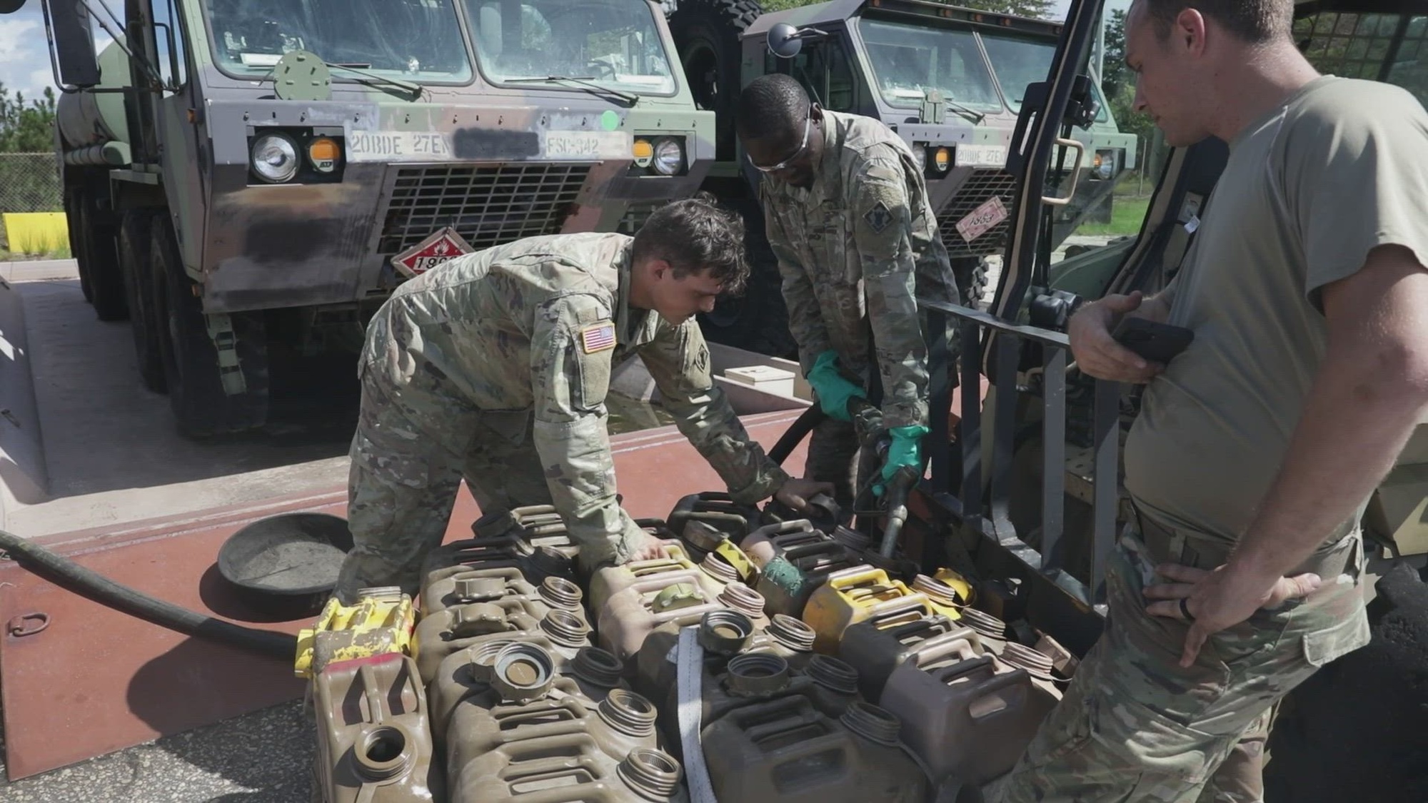 U.S. Soldiers assist FEMA during Hurricane Helene relief efforts.