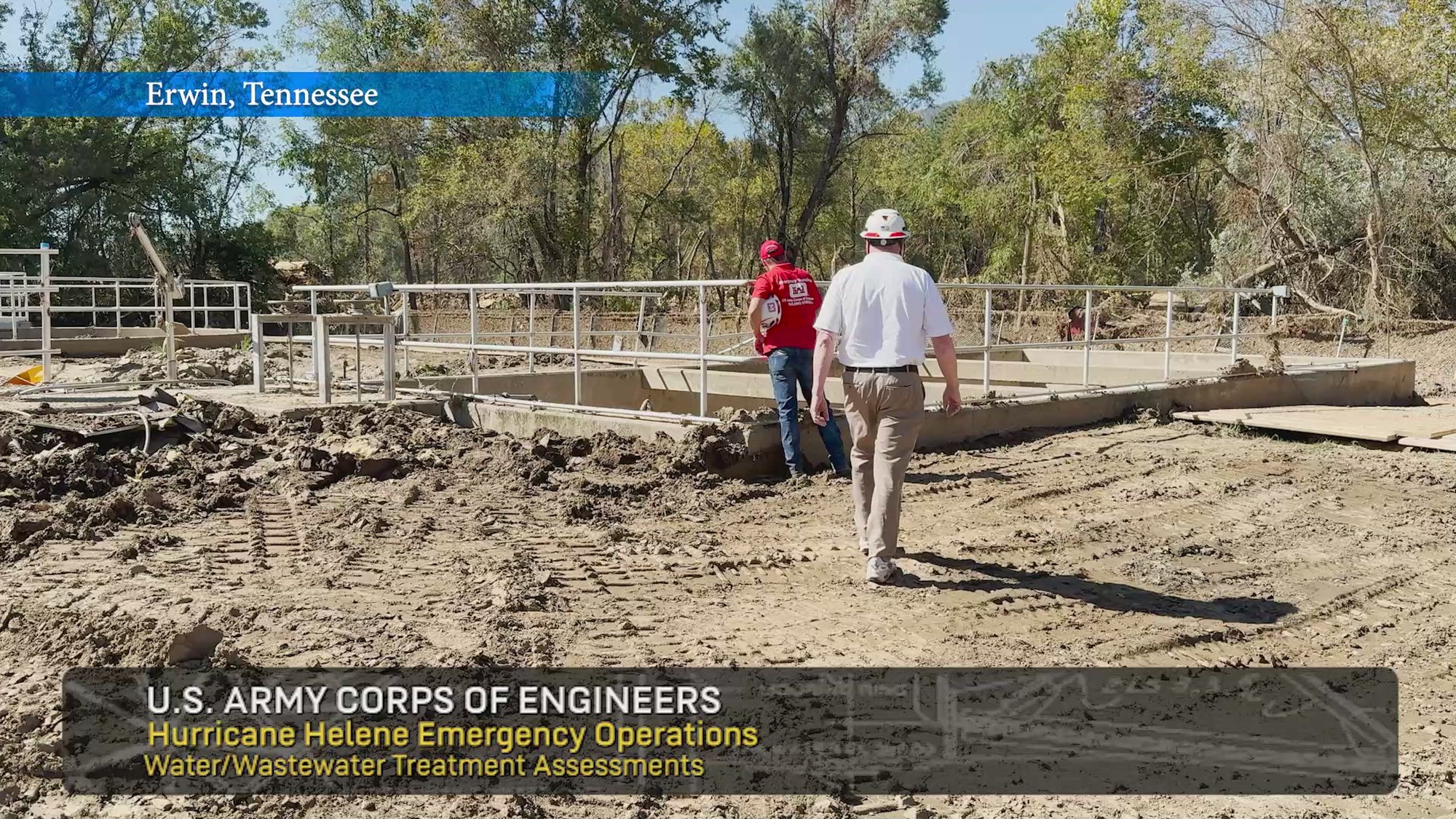 U.S. Army Corps of Engineers Emergency Manager Jason Ritter explains the process of conducting assessments of water and wastewater treatment plants that were damaged when Hurricane Helene ravaged East Tennessee. Deployed from the USACE Huntington District in West Virginia, he is the subject matter expert providing essential support and technical assistance for the state in these rural communities. In this video he is assessing the Erwin, Tennessee, Wastewater Treatment Plant Oct. 11, 2024, in Unicoi County. (USACE Video by Leon Roberts) #helene #helene24 #USACE #debrisremoval #assessments #emergencyresponse