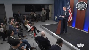 Pentagon Press Secretary Holds Briefing