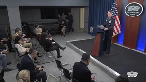 Pentagon Press Secretary Holds Briefing