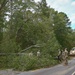 Georgia National Guard Soldiers conduct road clearing operations in Augusta