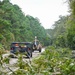 Georgia National Guard Soldiers conduct road clearing operations in Augusta