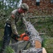 Georgia National Guard Soldiers conduct road clearing operations in Augusta