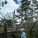 Georgia National Guard Soldiers conduct road clearing operations in Augusta