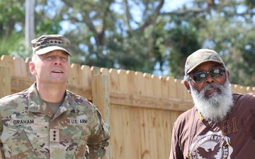 56th Chief of Engineers Lt. Gen. William H. Graham tours Hurricane Milton Emergency Field Office